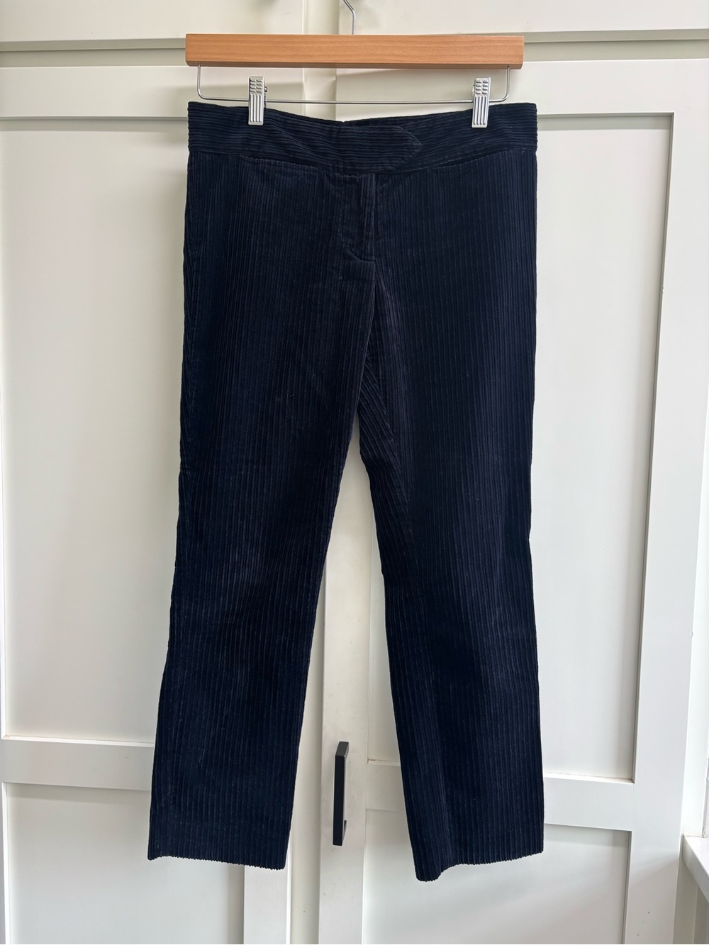 Isabel Étoile Marant Black Corduroy Pants Women’s 38 Cropped Straight Leg - Picture 2 of 10